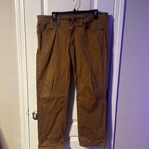 Levi’s pants, skater style golden brown color
